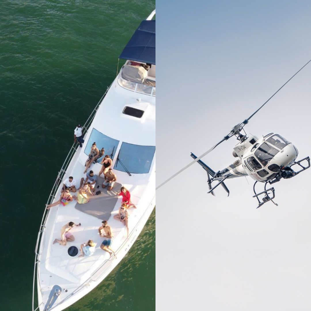 Luxury Yacht Helicopter Ride